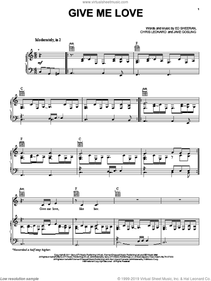 Your Love Defends Me sheet music for voice, piano or guitar (PDF)