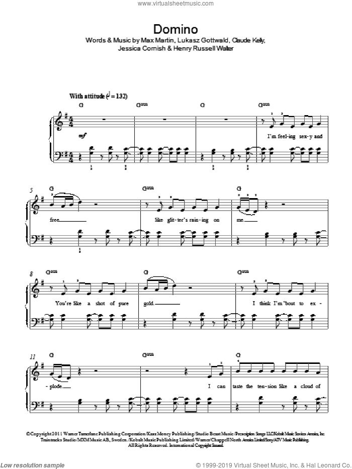 Jessie J Flashlight Piano Sheet Music Primosenturin