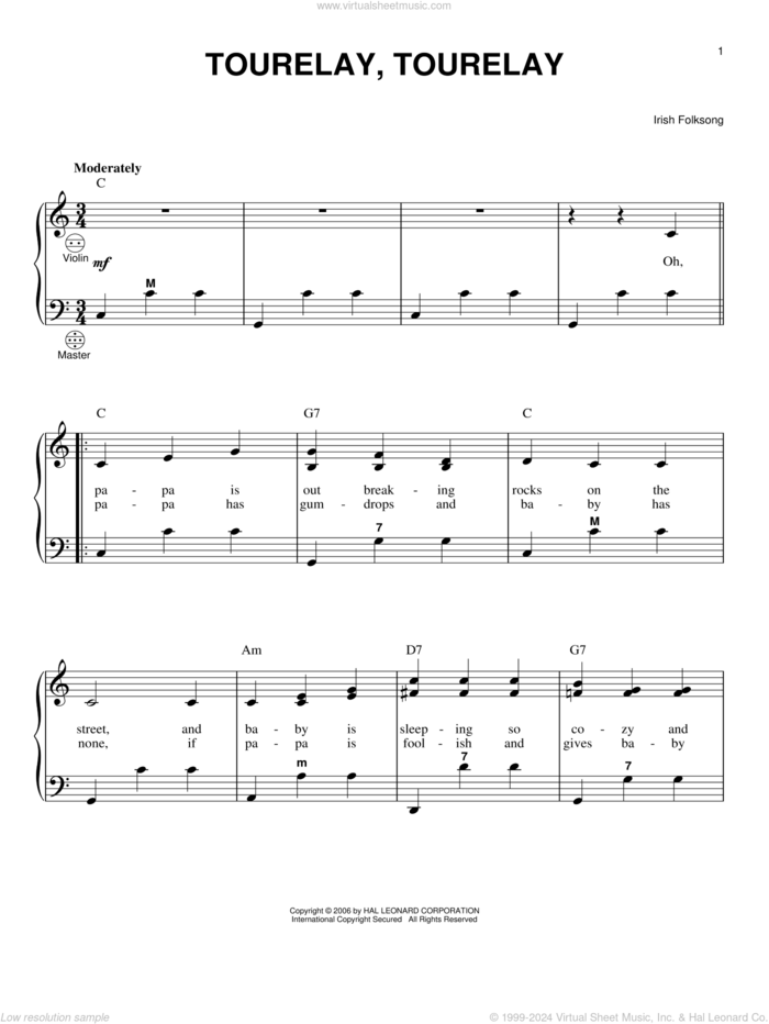 Tourelay, Tourelay sheet music for accordion  and Gary Meisner, intermediate skill level