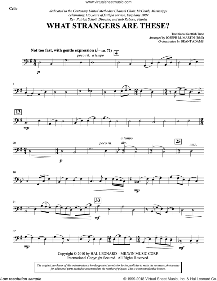 What Strangers Are These? (from Winter's Grace) (COMPLETE) sheet music for orchestra/band by Joseph M. Martin, intermediate skill level