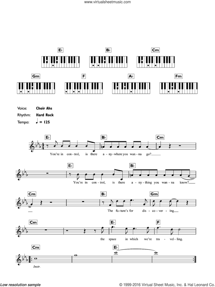 Square One sheet music for piano solo (chords, lyrics, melody) by Coldplay, Chris Martin, Guy Berryman, Jon Buckland and Will Champion, intermediate piano (chords, lyrics, melody)