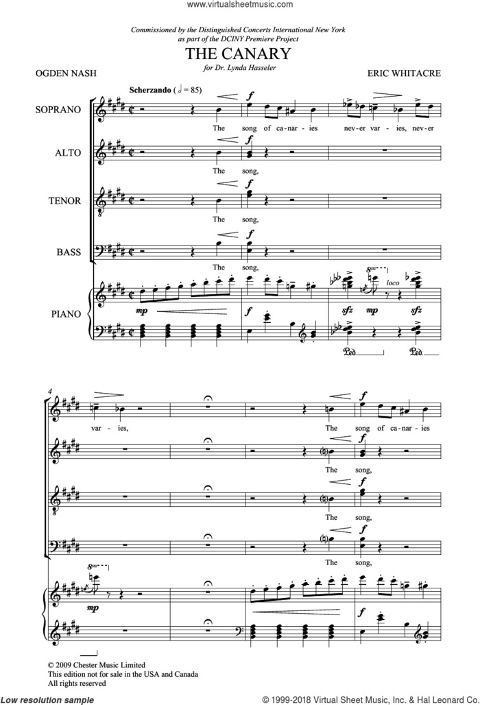 Animal Crackers, Vol. 2 sheet music for choir (SATB: soprano, alto, tenor, bass) by Eric Whitacre and Ogden Nash, classical score, intermediate skill level