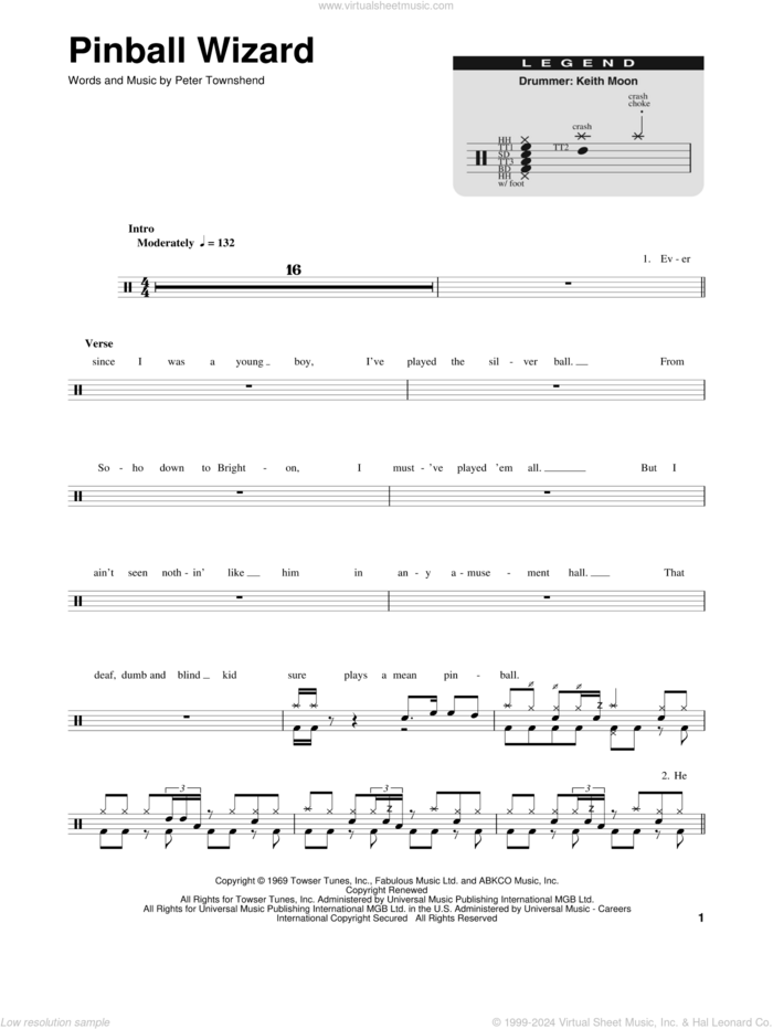 Pinball Wizard, by The Byrds - lyrics with pdf