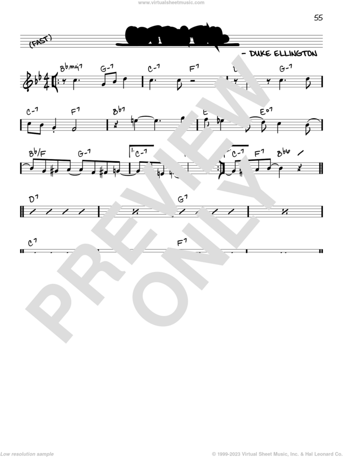 Cotton Tail sheet music for voice and other instruments (in C) by Duke Ellington, intermediate skill level