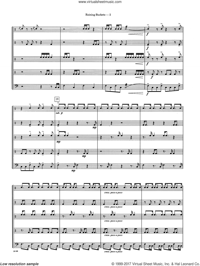 Contest Ensembles For Intermediate Percussionists (COMPLETE) sheet music for percussions by Houllif, intermediate skill level