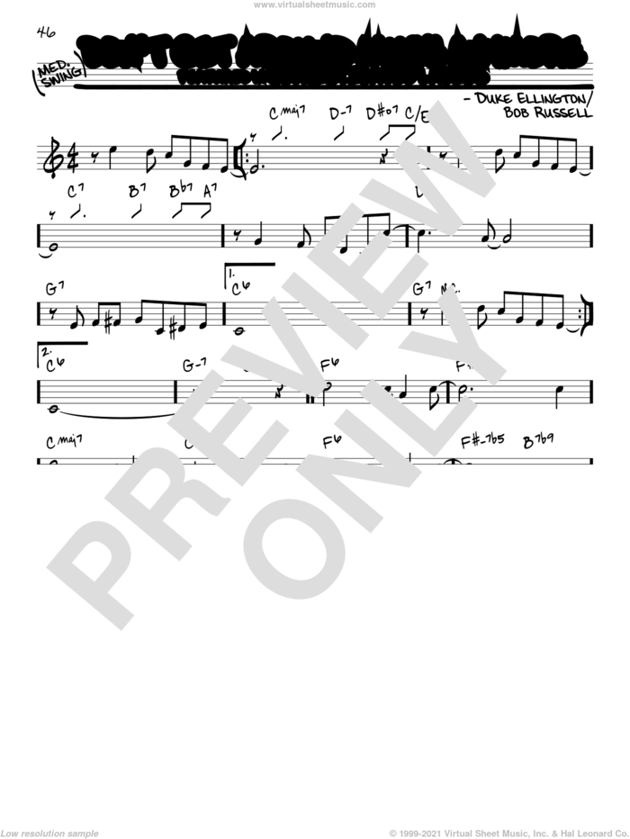 Don't Get Around Much Anymore sheet music for voice and other instruments (real book) by Duke Ellington and Bob Russell, intermediate skill level
