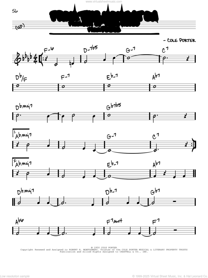 From This Moment On (from Kiss Me, Kate) sheet music for voice and other instruments (real book) by Cole Porter, intermediate skill level