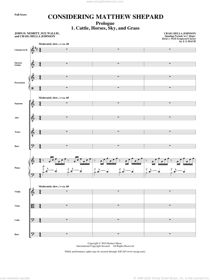 Considering Matthew Shepard sheet music for orchestra/band (score) by Craig Hella Johnson, Leslea Newman and Michael Dennis Browne, intermediate skill level