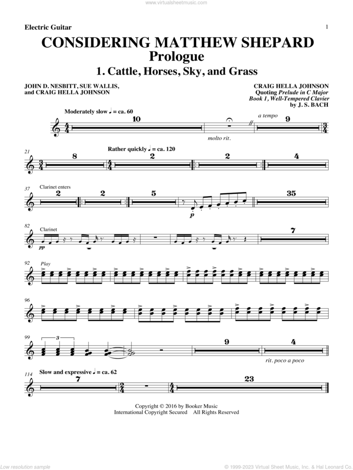 Considering Matthew Shepard sheet music for orchestra/band (guitar) by Craig Hella Johnson, Leslea Newman and Michael Dennis Browne, intermediate skill level