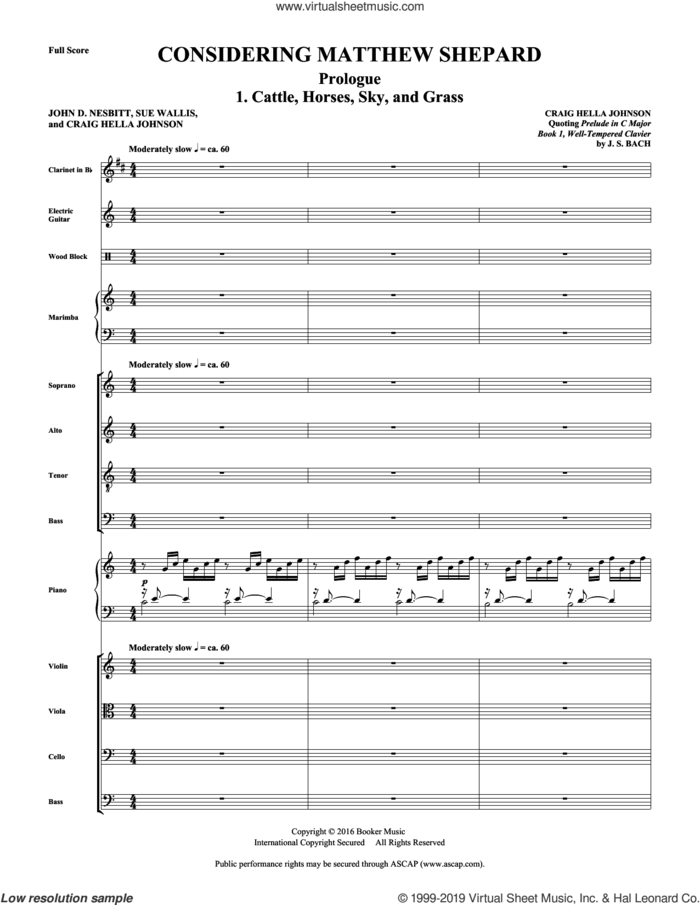 Considering Matthew Shepard (Instrumental Parts) (COMPLETE) sheet music for orchestra/band by Craig Hella Johnson, Leslea Newman and Michael Dennis Browne, intermediate skill level