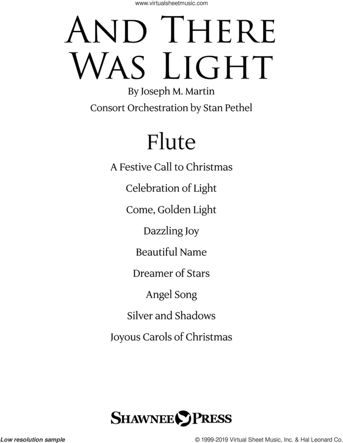 And There Was Light sheet music for orchestra/band (flute) by Joseph M. Martin and Brad Nix, intermediate skill level