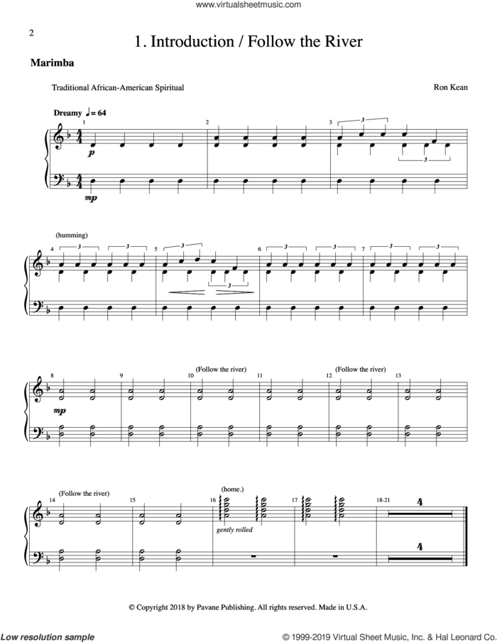 The Journey of Harriet Tubman (for SATB) (complete set of parts) sheet music for orchestra/band by Ron Kean, intermediate skill level