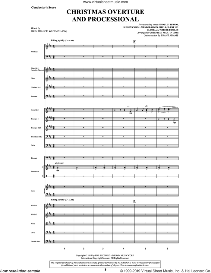 Let There Be Christmas Orchestration (COMPLETE) sheet music for orchestra/band by Joseph M. Martin, intermediate skill level