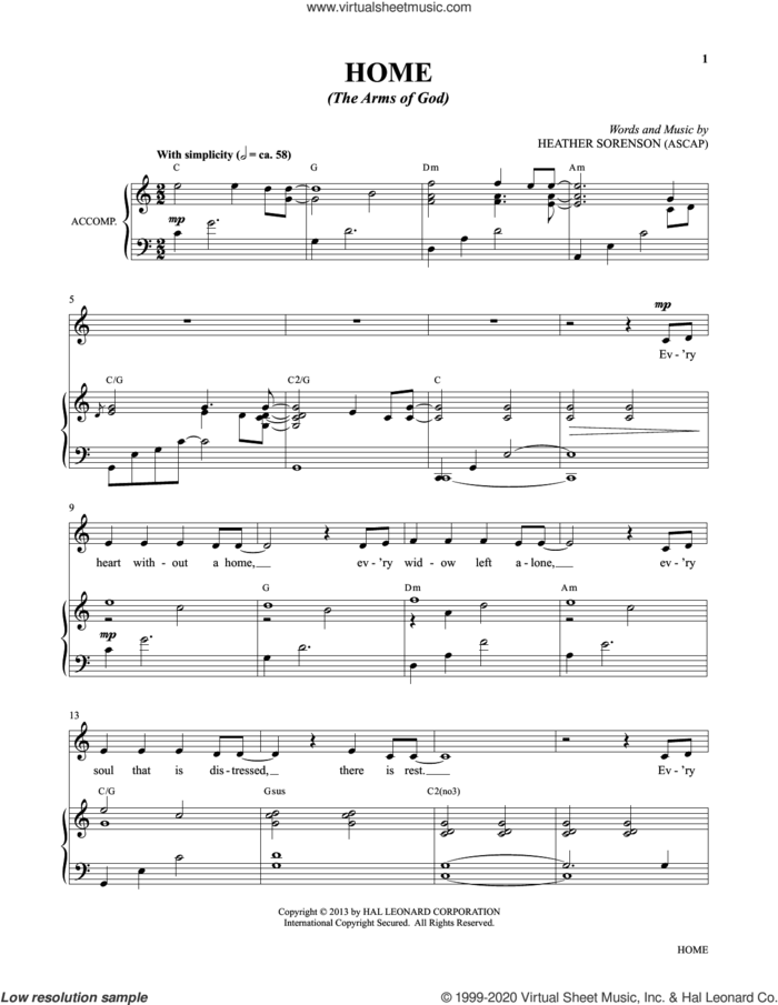 My Alleluia: Vocal Solos for Worship (Collection) sheet music for voice and piano by Heather Sorenson, intermediate skill level