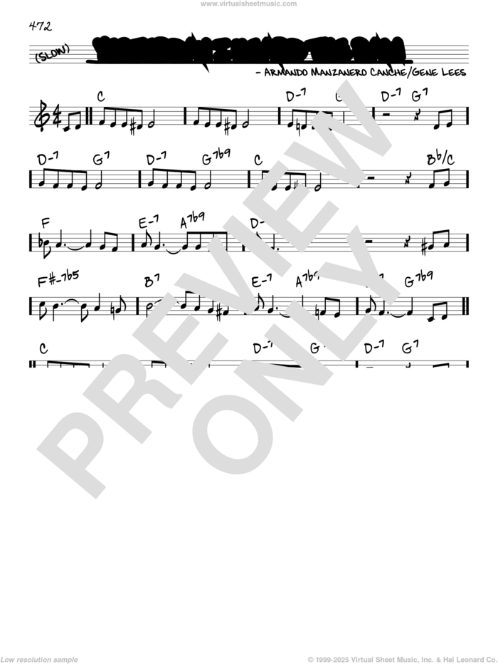 Yesterday I Heard The Rain sheet music for voice and other instruments (real book) by Armando Manzanero Canche and Eugene John Lees, intermediate skill level