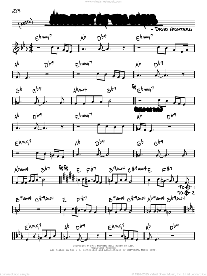 Midnight At The Oasis sheet music for voice and other instruments (real book) by David Nichtern, intermediate skill level