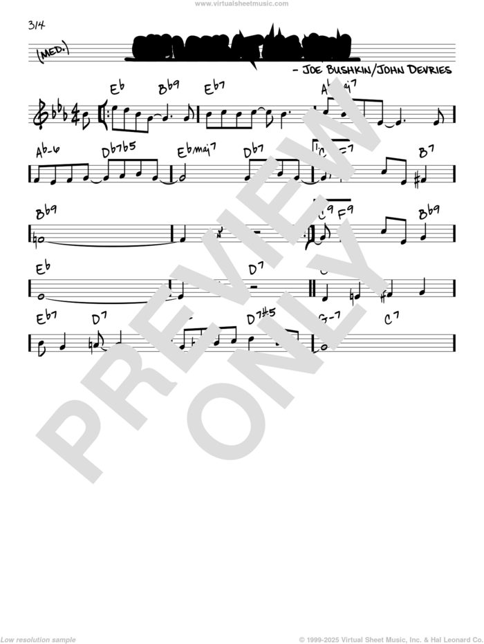 Oh! Look At Me Now sheet music for voice and other instruments (real book) by John De Vries and Joe Bushkin, intermediate skill level