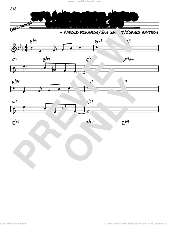 It's A Wonderful World (Loving Wonderful You) sheet music for voice and other instruments (real book) by Frank Sinatra, Harold Adamson, Jan Savitt and Johnny Watson, intermediate skill level