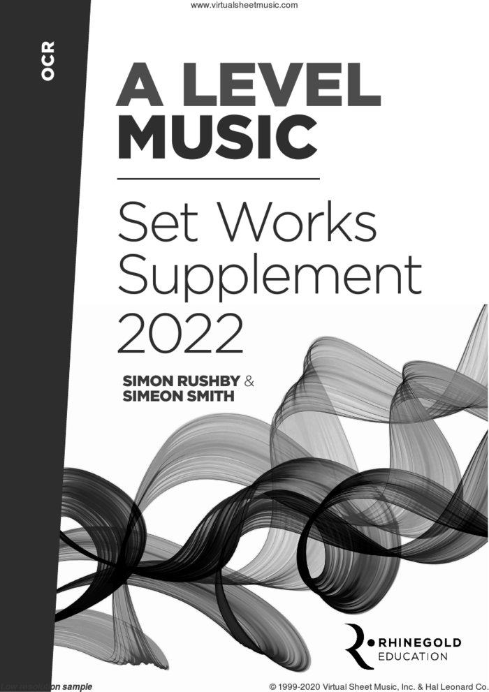 OCR A Level Set Works Supplement 2022 sheet music for instrumental method, intermediate skill level