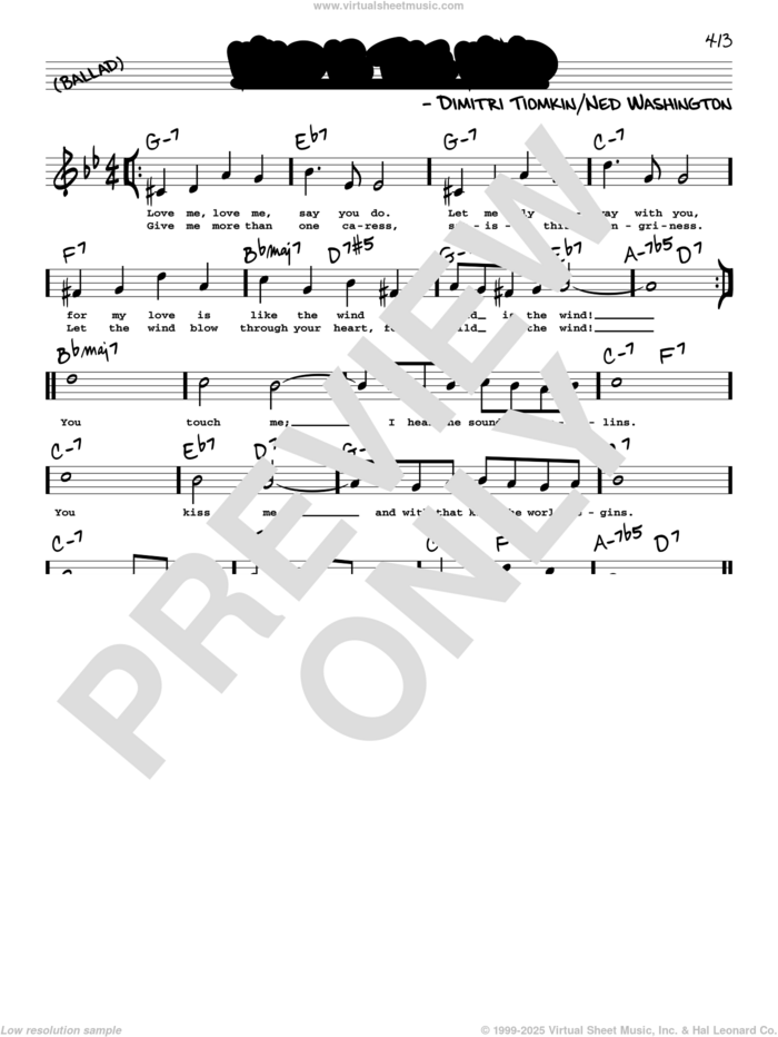 Wild Is The Wind (High Voice) sheet music for voice and other instruments (high voice) by David Bowie, Dimitri Tiomkin and Ned Washington, intermediate skill level