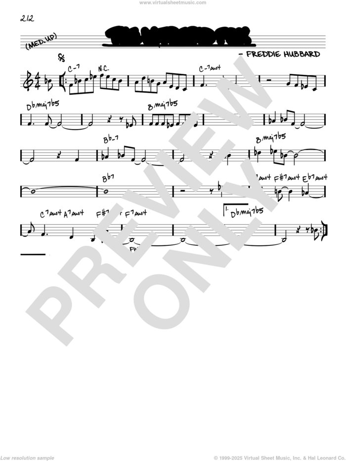 The Intrepid Fox [Reharmonized version] (arr. Jack Grassel) sheet music for voice and other instruments (real book) by Freddie Hubbard and Jack Grassel, intermediate skill level