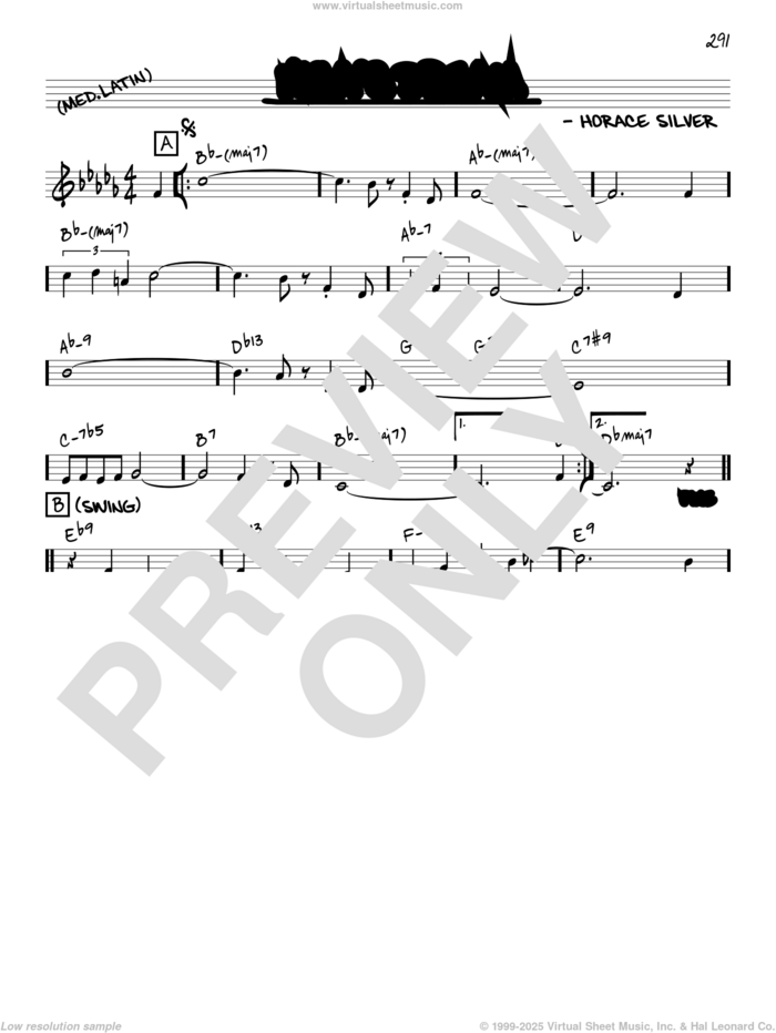 Nica's Dream [Reharmonized version] (arr. Jack Grassel) sheet music for voice and other instruments (real book) by Horace Silver and Jack Grassel, intermediate skill level