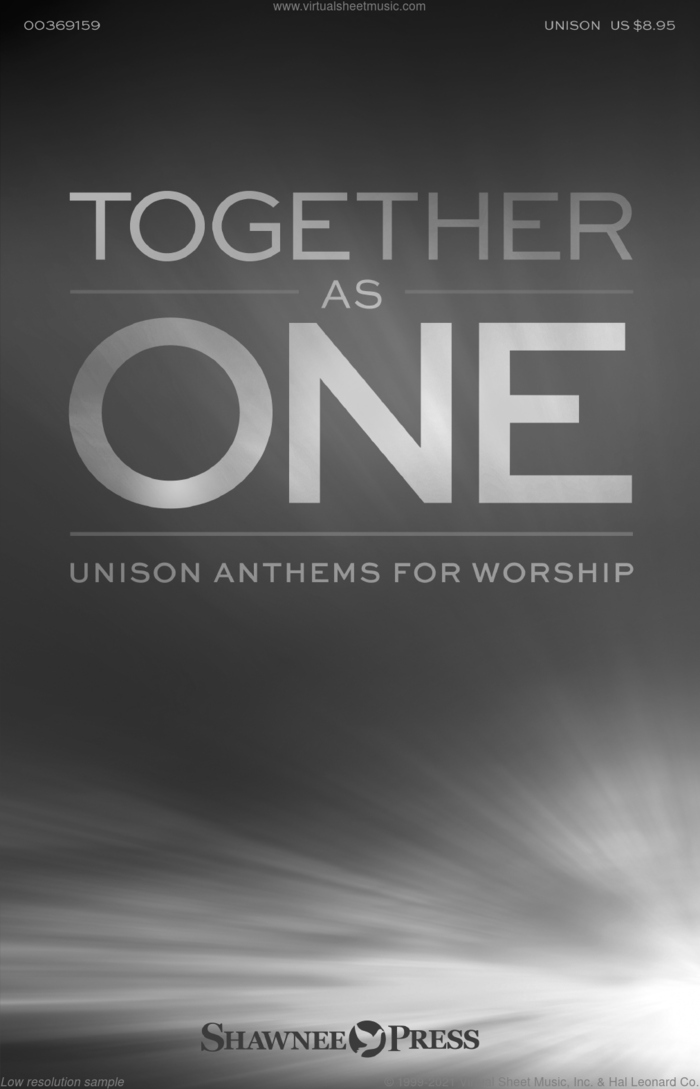 Together As One (Unison Anthems for Worship) sheet music for choir (Unison), intermediate skill level