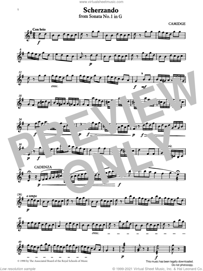 Scherzando from Graded Music for Tuned Percussion, Book II sheet music for percussions by Matthew Camidge, Ian Wright and Kevin Hathway, classical score, intermediate skill level