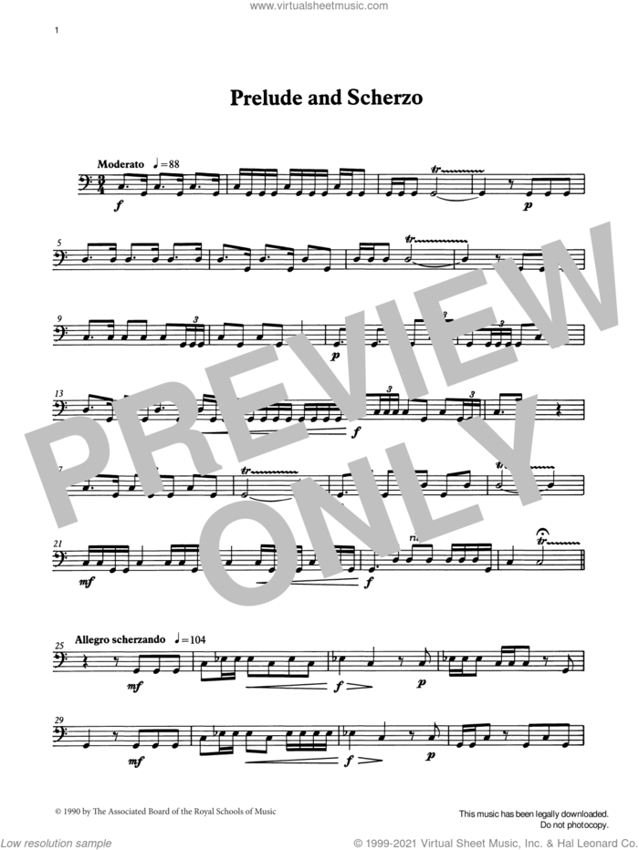 Prelude and Scherzo from Graded Music for Timpani, Book II sheet music for percussions by Ian Wright, classical score, intermediate skill level