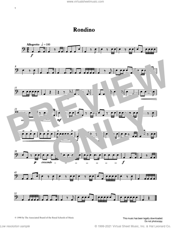 Rondino from Graded Music for Timpani, Book I sheet music for percussions by Ian Wright, classical score, intermediate skill level