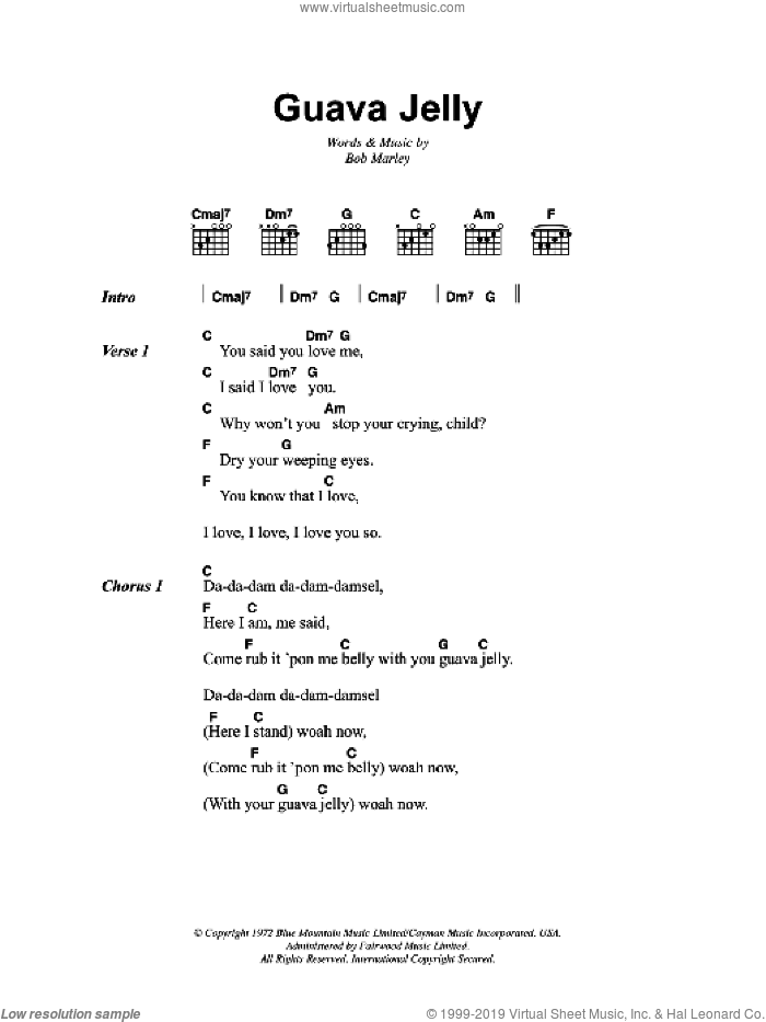 Concrete Jungle - Guitar Chords/Lyrics