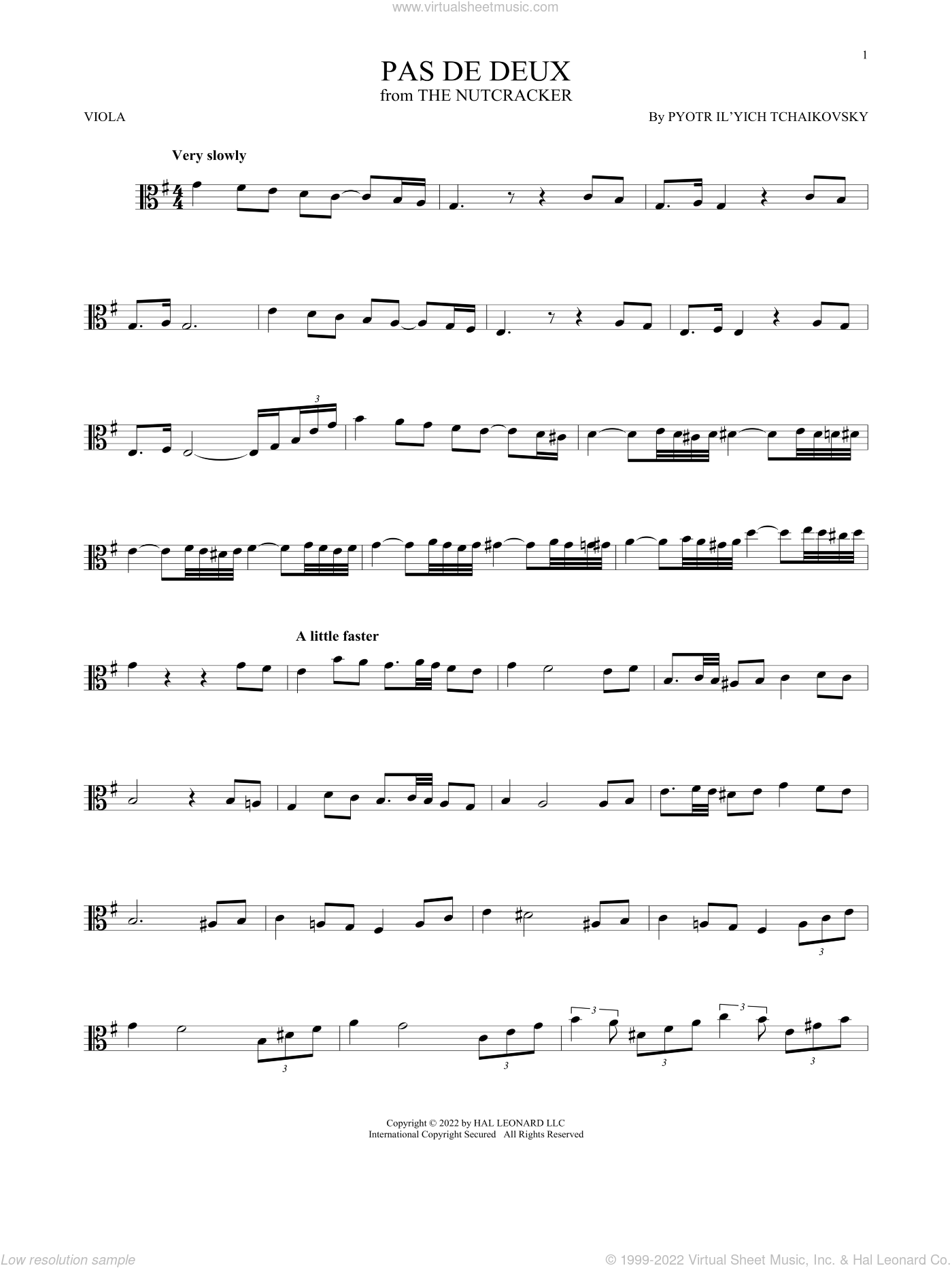 1812 Overture: Viola: Viola Part - Digital Sheet Music Download