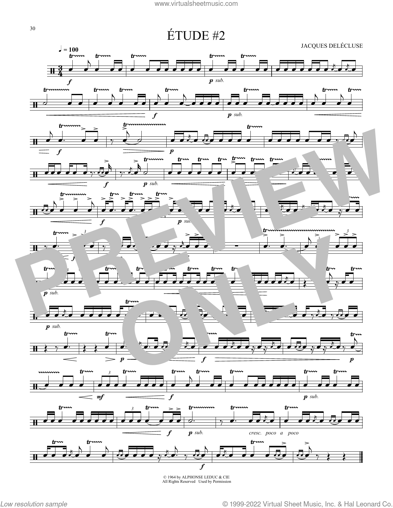All-State Etude-Snare Drum Sheet music for Snare drum (Solo