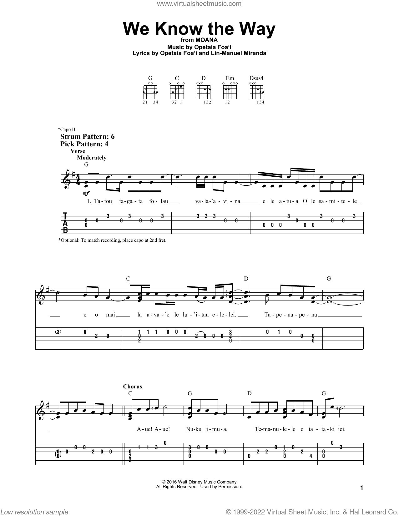 End Game sheet music for guitar solo (easy tablature) (PDF)