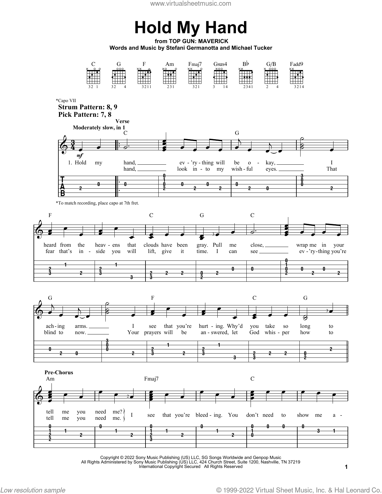 Top Gun: Maverick - Piano/Vocal/Guitar – Brick & Mortar Music