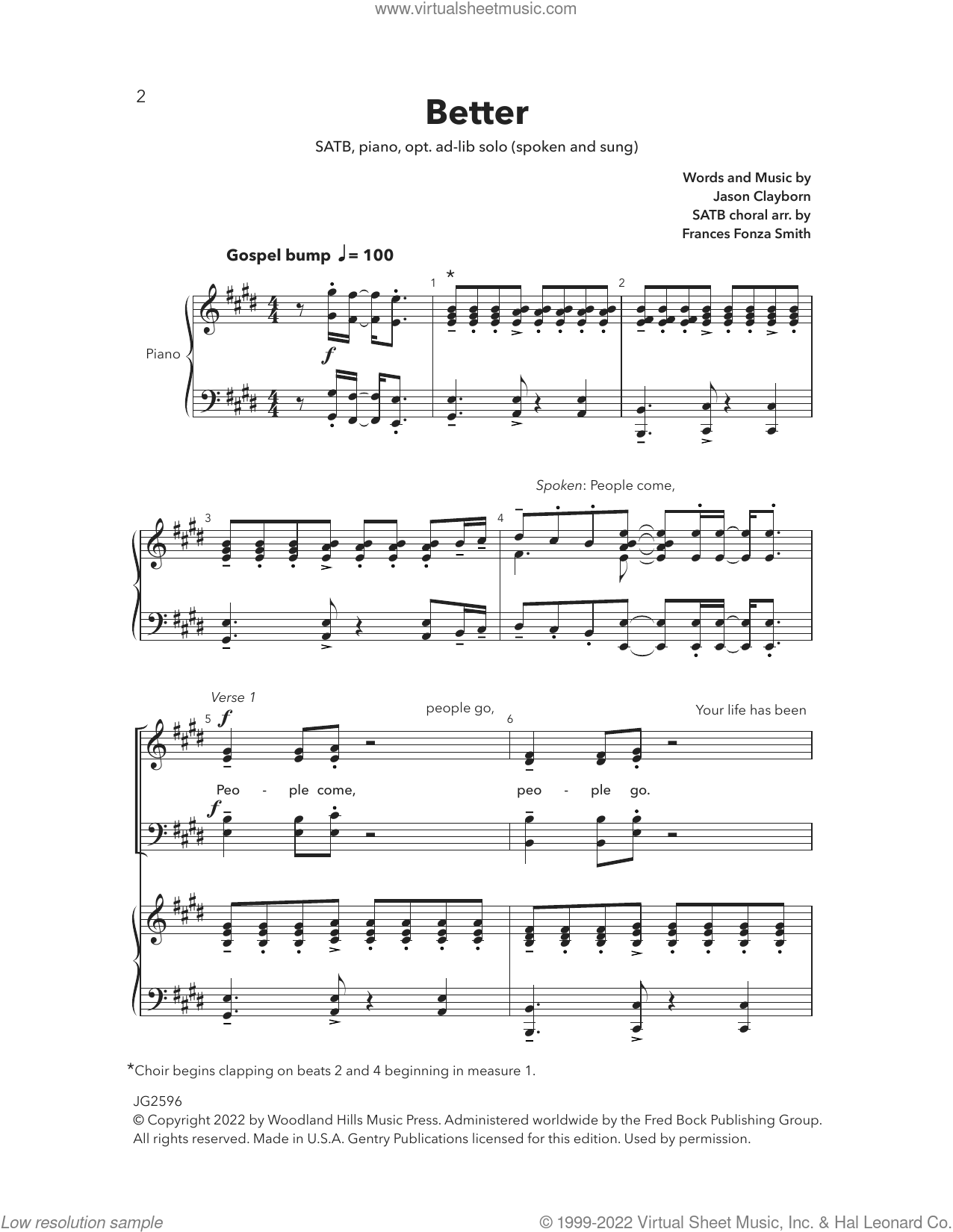 Better sheet music for choir (SATB soprano, alto, tenor, bass)