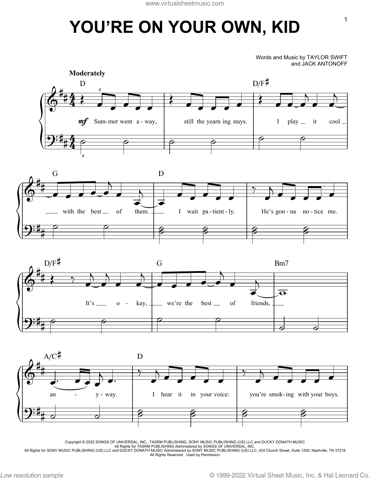 Pretending sheet music for piano solo (PDF-interactive)