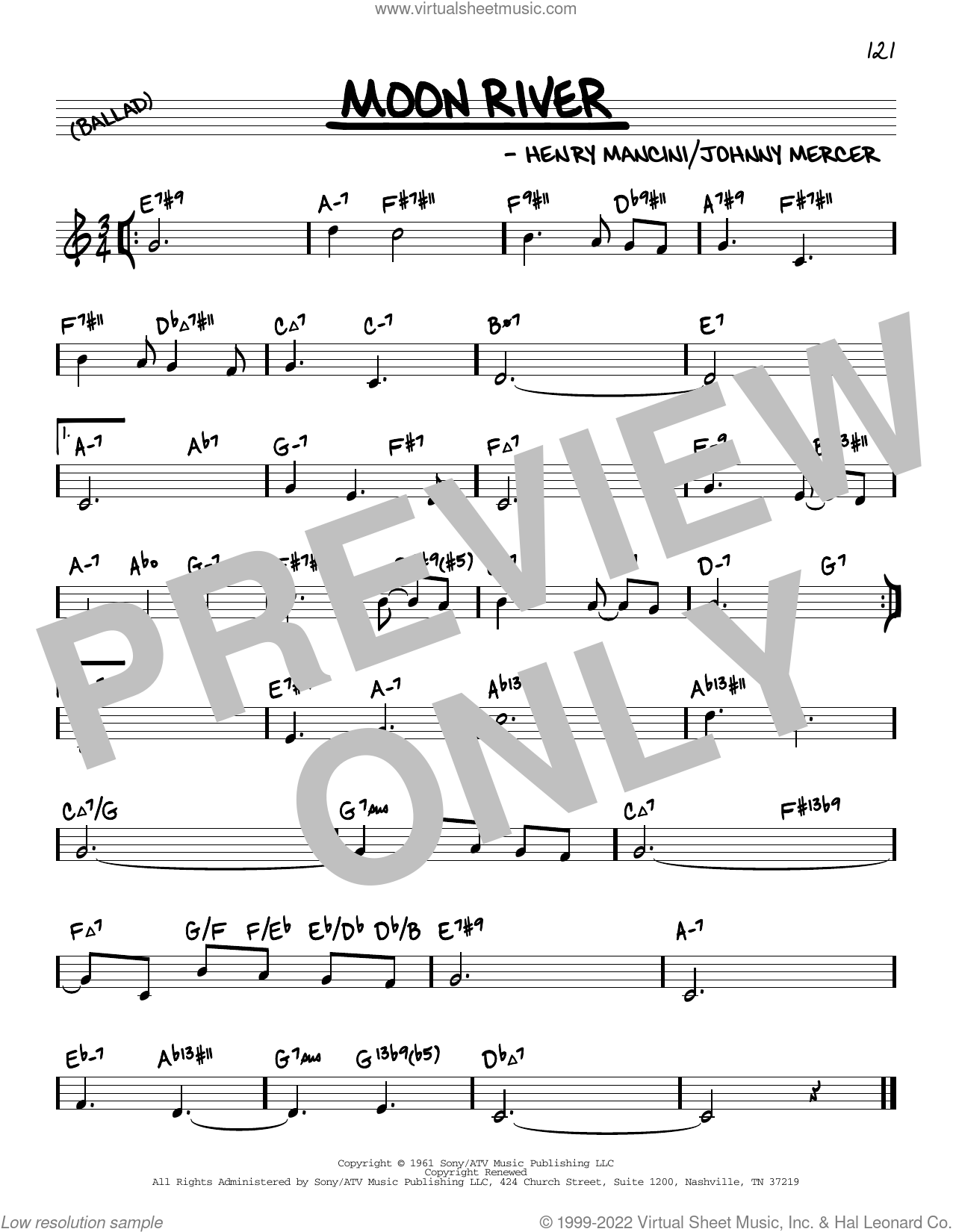 Moon River by Andy Williams - Brass Quintet - Digital Sheet Music