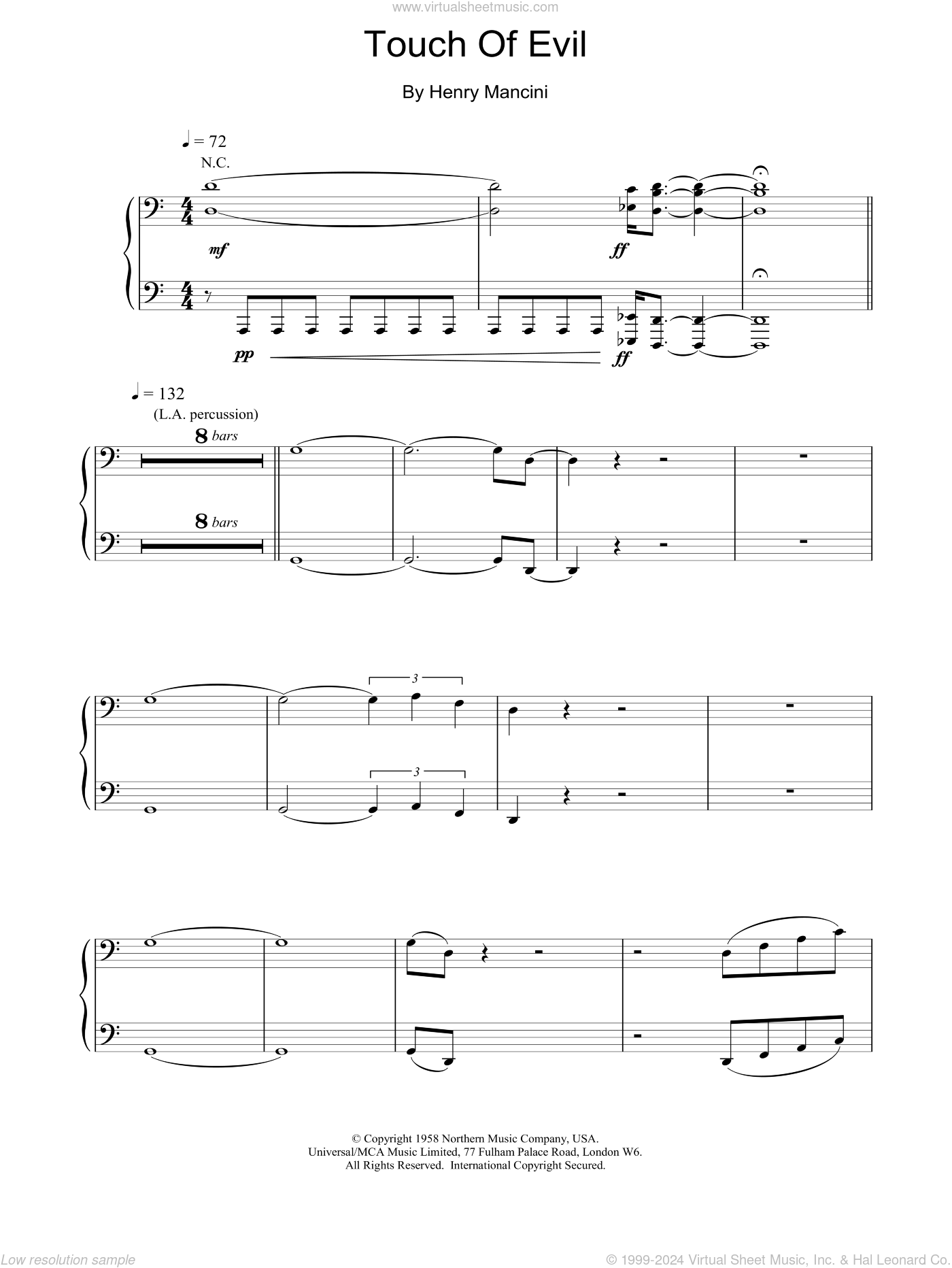 Henry Mancini Piano Solos