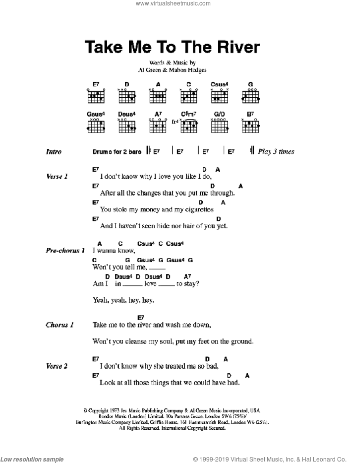 Take Me To The River I'll Swim - Ukulele Lesson