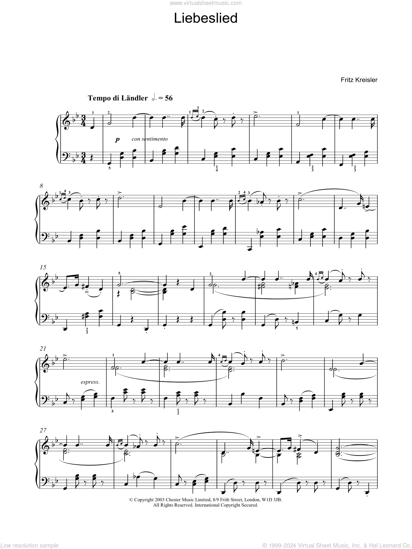 Kreisler Liebeslied Sheet Music For Piano Solo Pdf - roblox piano sheets claud de lune