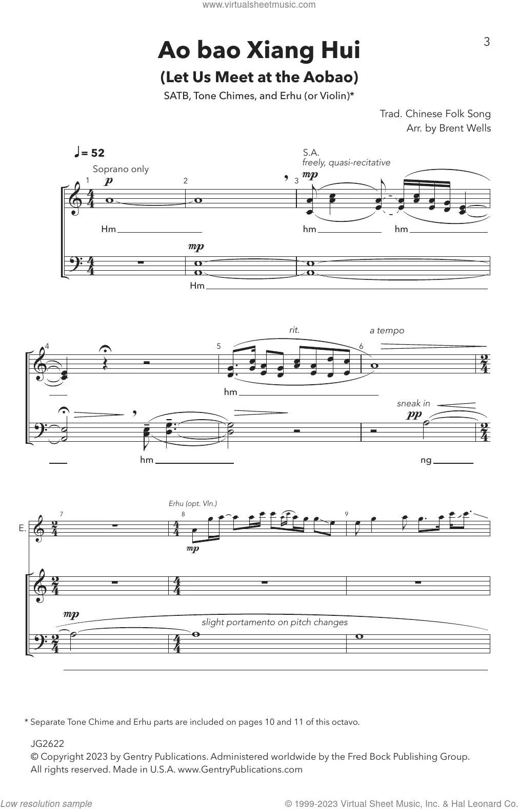 Great Wall (arr. Joseph Johnson) Sheet Music | Traditional Chinese Folk  Song | Educational Piano