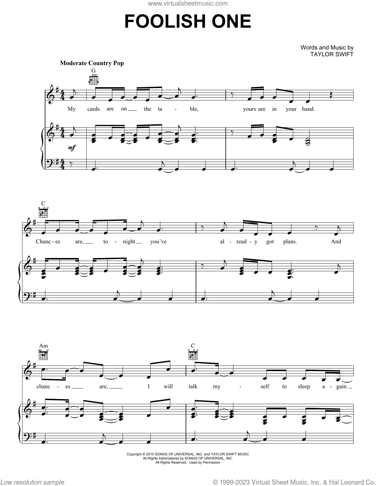 foolish-one-taylor-s-version-from-the-vault-sheet-music-for-voice