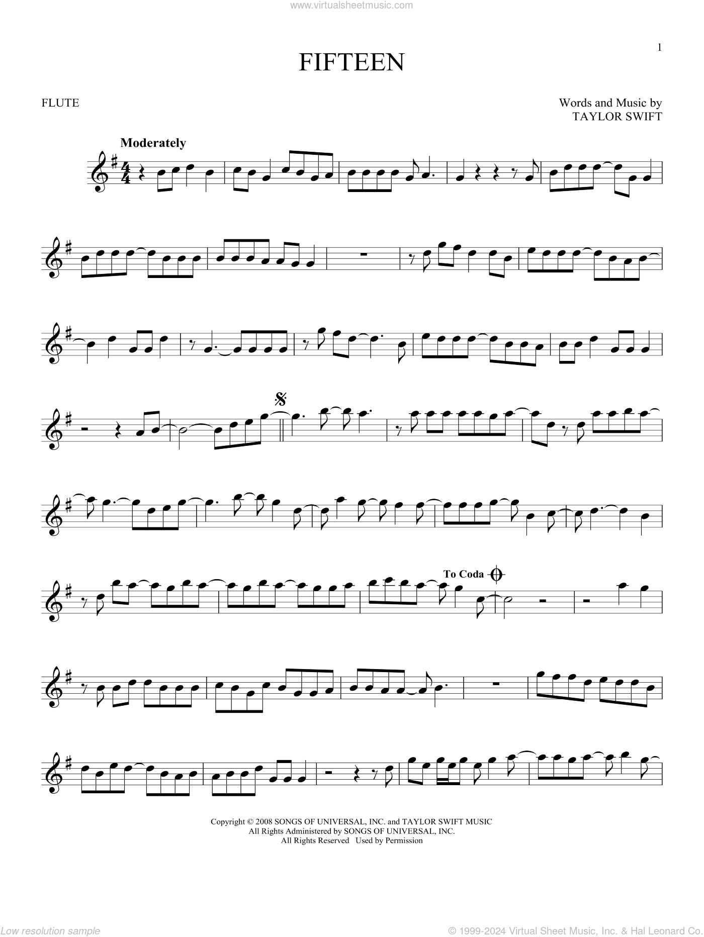 Flute Part Sheet music for Flute (Solo)