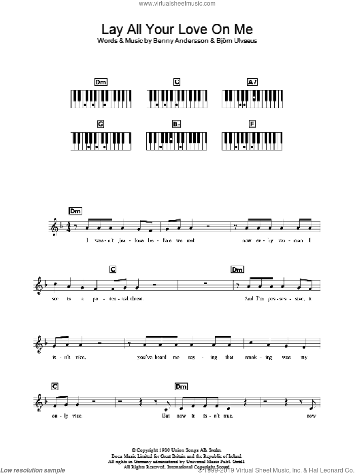 Abba Our Last Summer Sheet Music For Guitar Chords Pdf