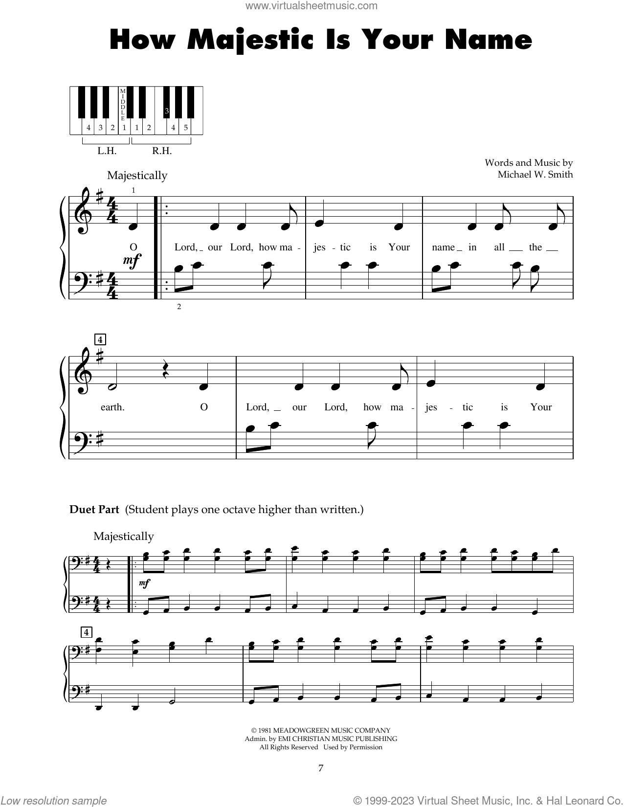 how-majestic-is-your-name-sheet-music-for-piano-solo-5-fingers