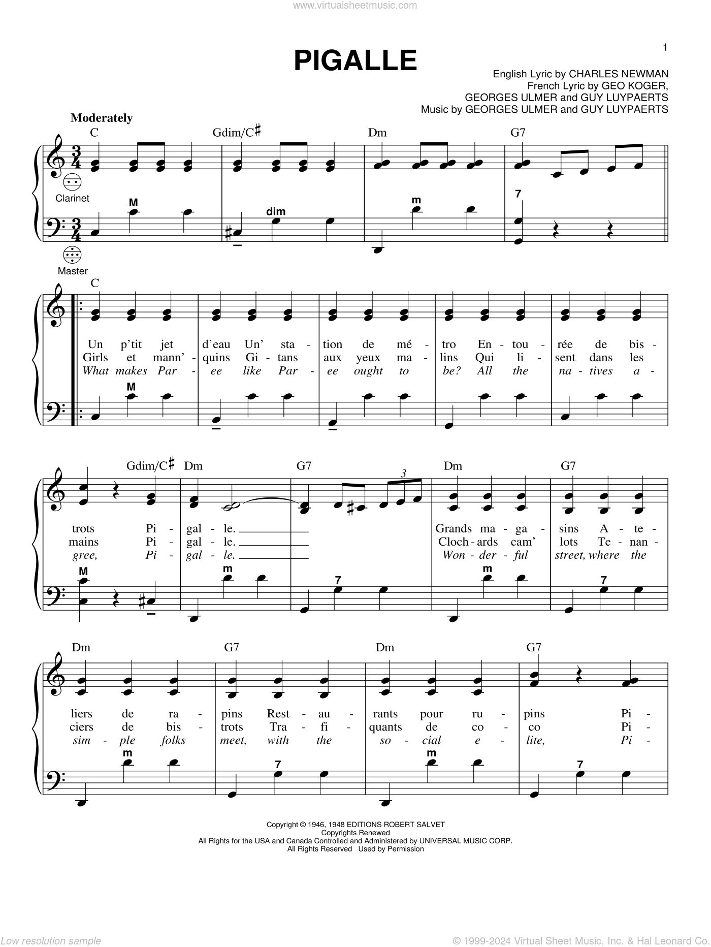 Mambo Jambo (Que Rico El Mambo) sheet music for accordion (PDF)