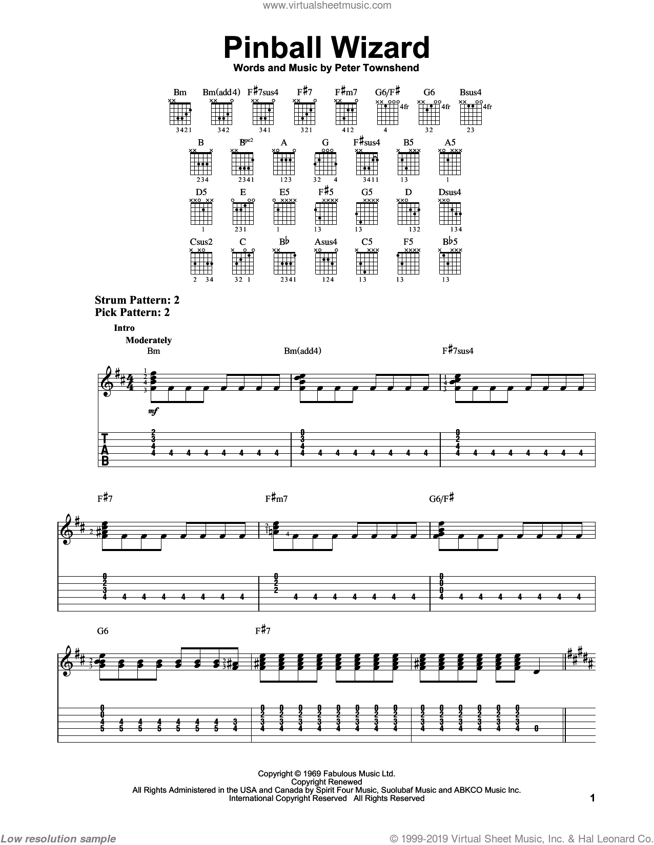 Pinball Wizard, by The Byrds - lyrics with pdf