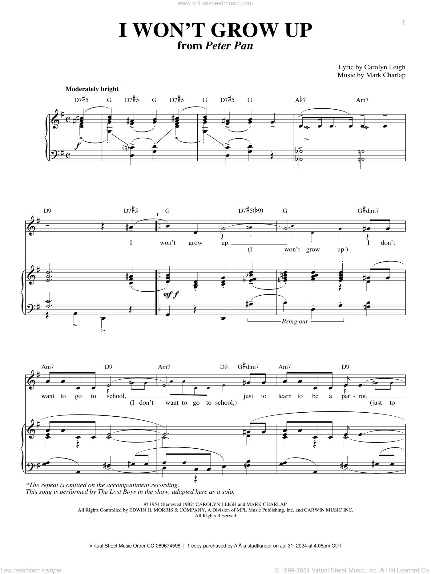 Little Miss Perfect Sheet music for Piano, Strings group (Mixed