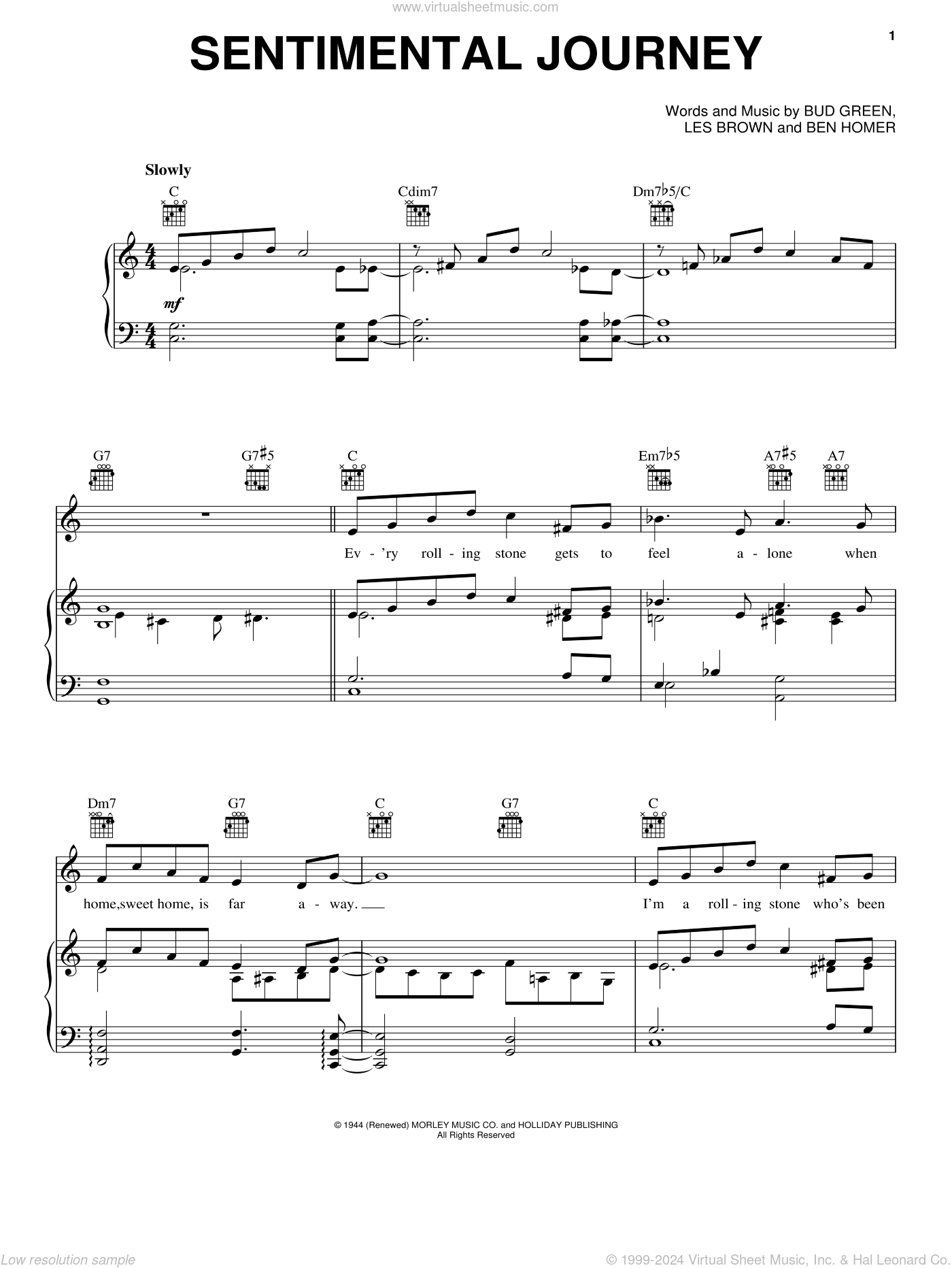 An emotional journey Sheet music for Piano (Mixed Trio)